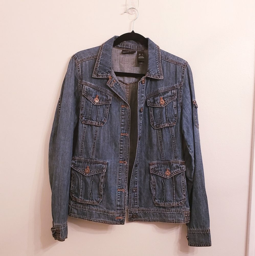 DKNY jean jacket size L